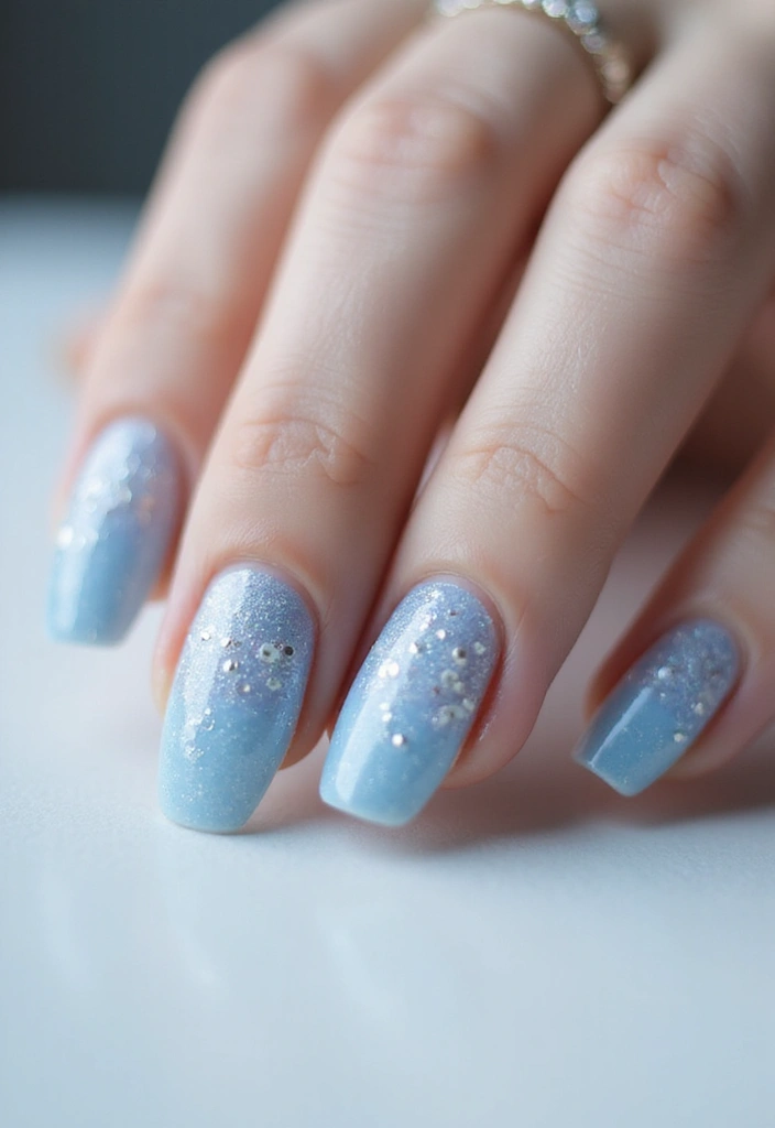 40 Elegant Nails with Pearls for Sophisticated - 16. Frosted Tips with Pearl Details