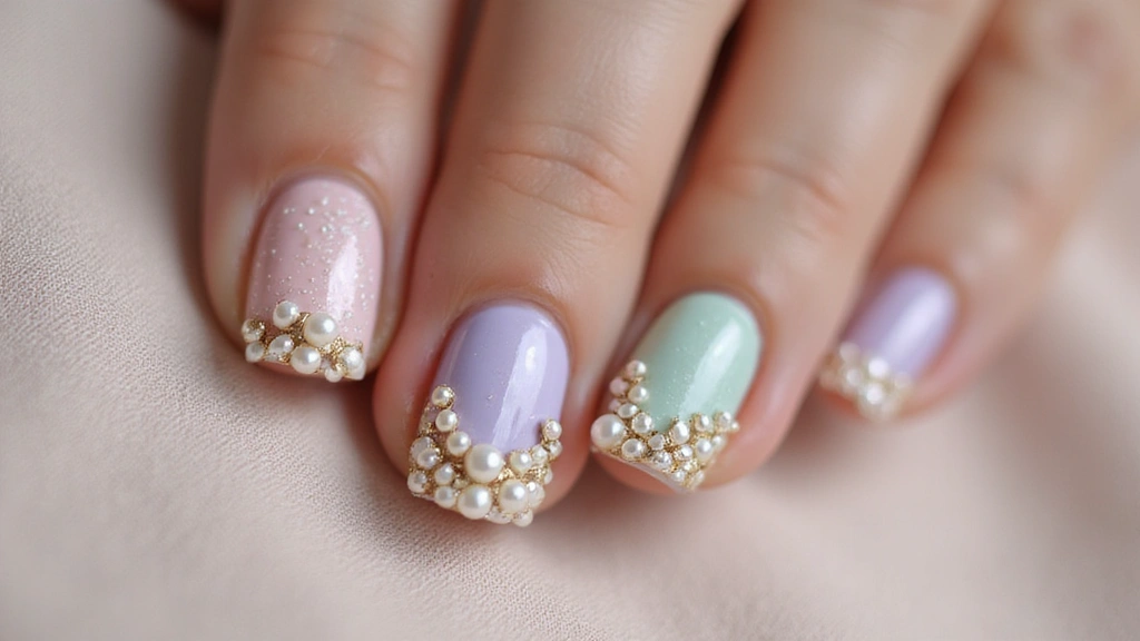 40 Elegant Nails with Pearls for Sophisticated