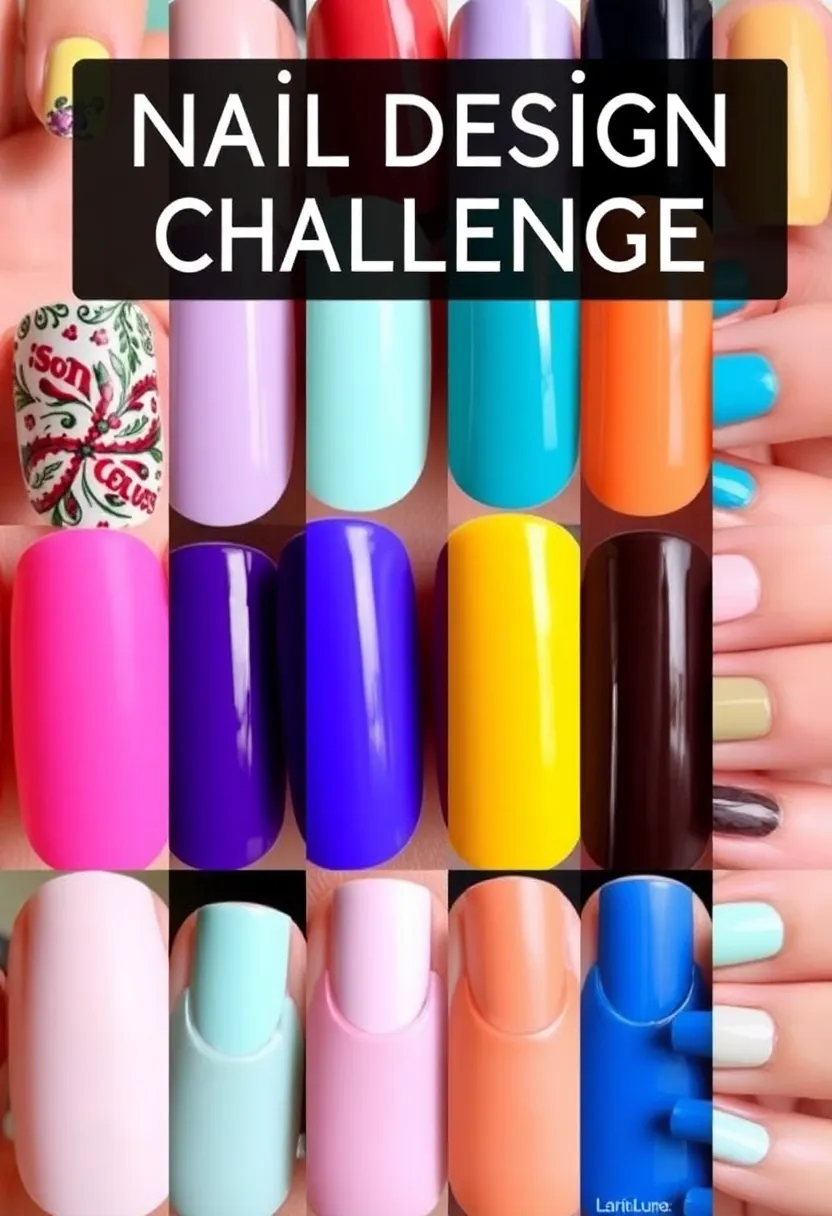 40 Inspiring Nail Tech School Ideas for Aspiring Beauty Bosses - 13. Nail Design Challenges