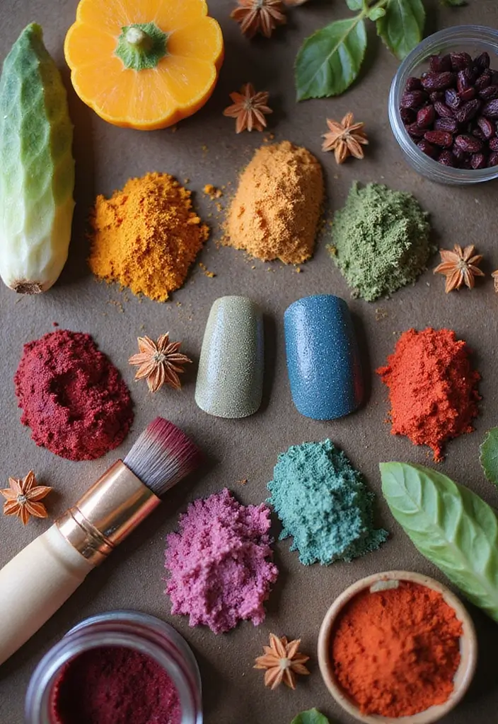 40 Inspiring Nail Tech School Ideas for Aspiring Beauty Bosses - 2. Nail Art Techniques with Natural Dyes