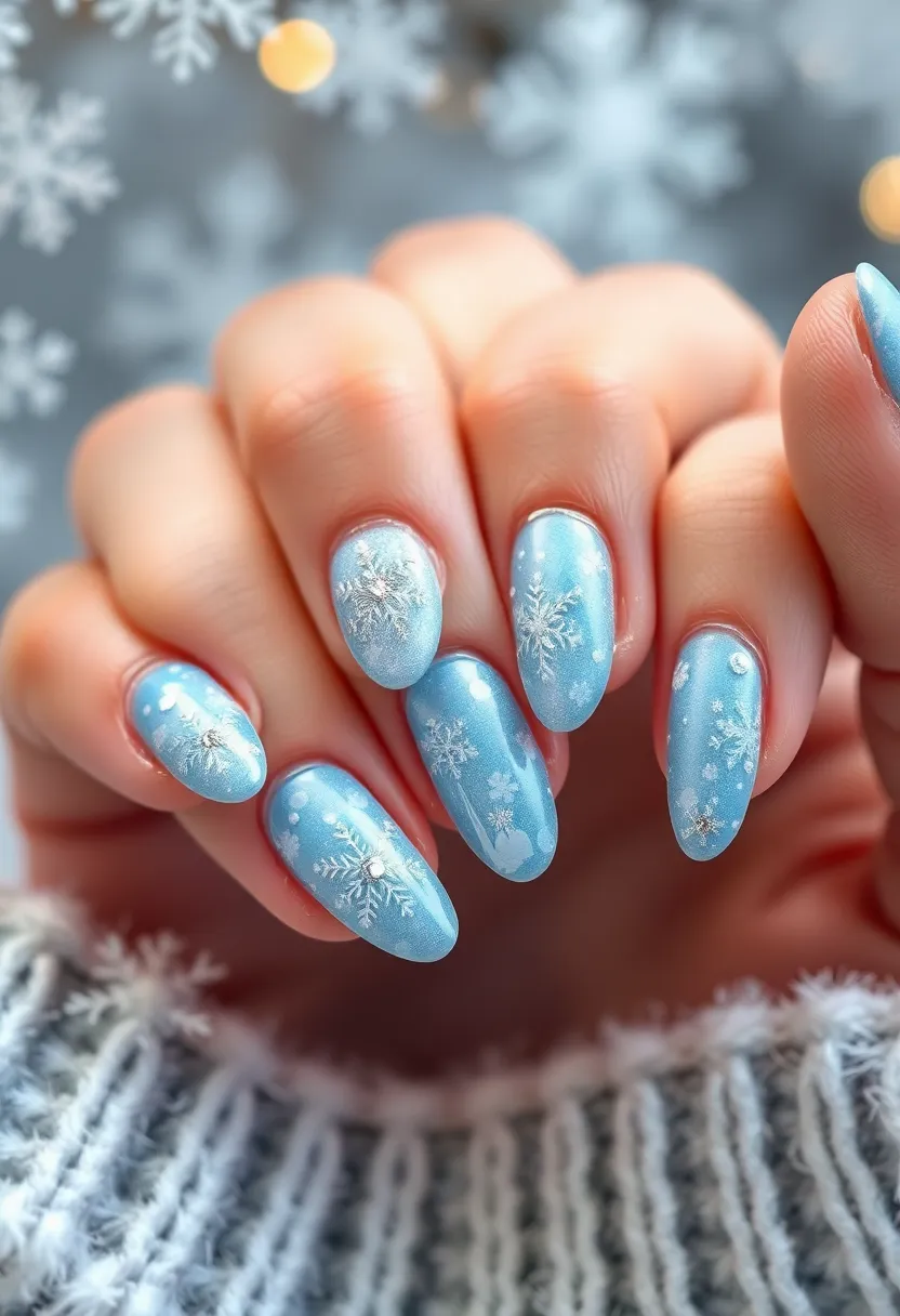 40 Kid-Friendly Nail Ideas for Creative Joyful Play - 27. Frozen Adventure