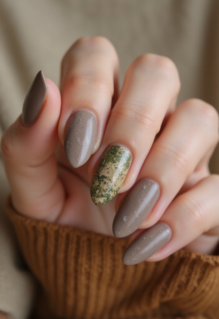40 Minimalist Simple Nail Ideas for Clean Captivating Looks - 17. Earthy Textures