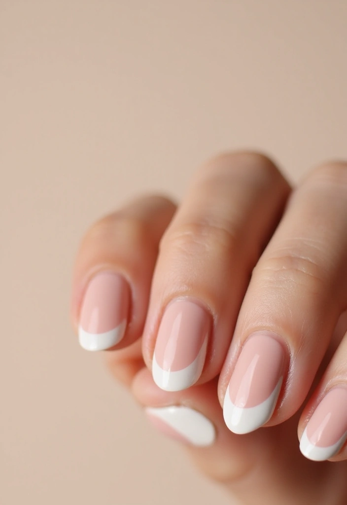 40 Minimalist Simple Nail Ideas for Clean Captivating Looks - 25. Simple Half-Moon
