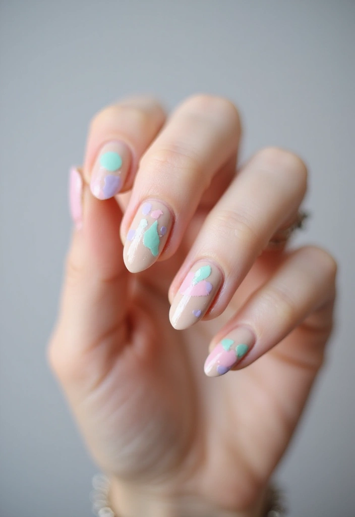 40 Minimalist Simple Nail Ideas for Clean Captivating Looks - 28. Subtle Color Splashes