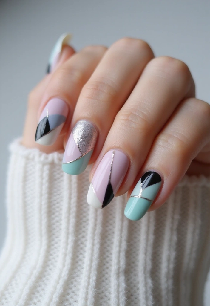 40 Minimalist Simple Nail Ideas for Clean Captivating Looks - 6. Negative Space Nails