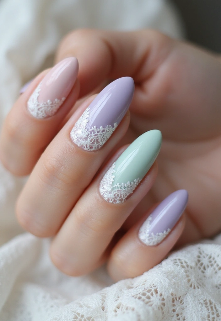 40 Modern French Tip Nail Ideas for Classic Twists That Slay - 22. Vintage Charm