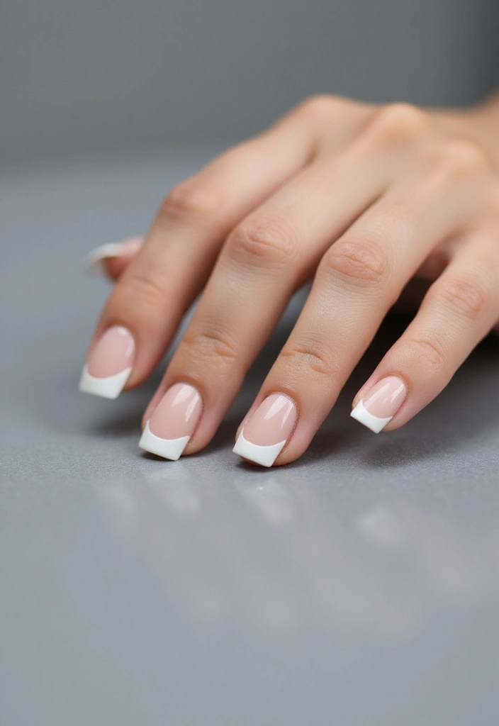 40 Modern French Tip Nail Ideas for Classic Twists That Slay - 23. Minimalist Tips