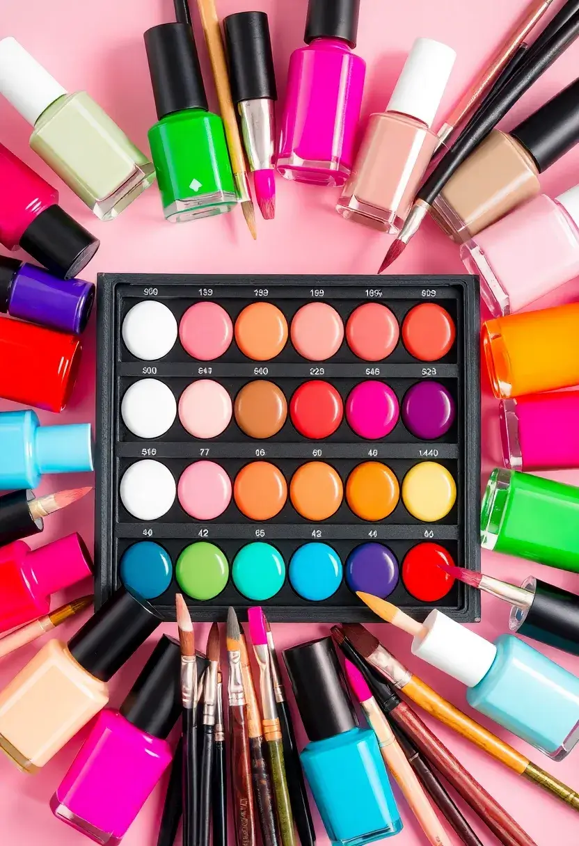40 Must-Have Nail Kit Ideas for Luxe At-Home Pampering Sessions - 17. Nail Art Palette