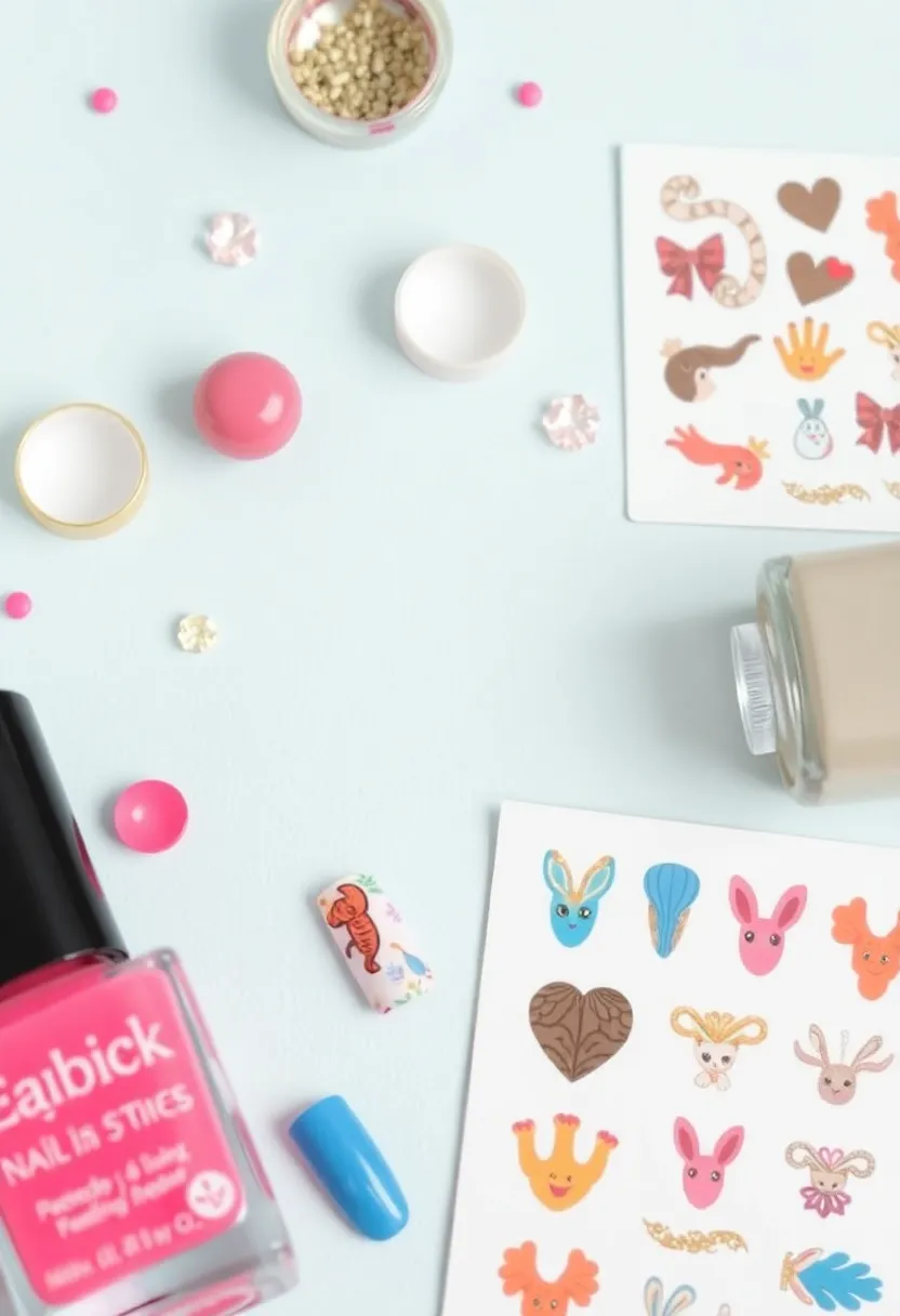 40 Must-Have Nail Kit Ideas for Luxe At-Home Pampering Sessions - 40. Custom Nail Art Stickers