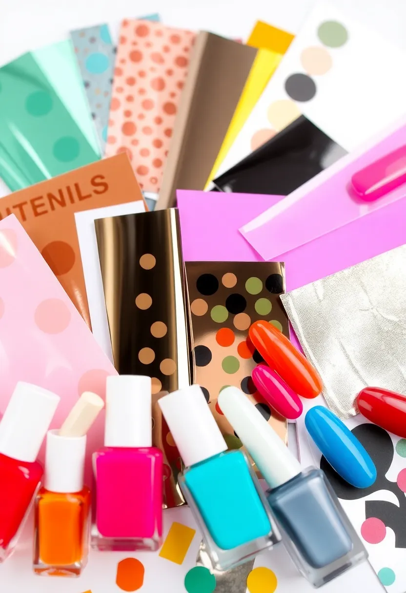 40 Must-Have Nail Kit Ideas for Luxe At-Home Pampering Sessions - 9. Nail Foils and Transfers