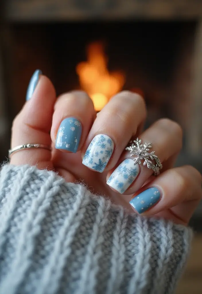 40 Nail Salon Ideas for Trendy - 11. Nurturing Your Nails During Winter