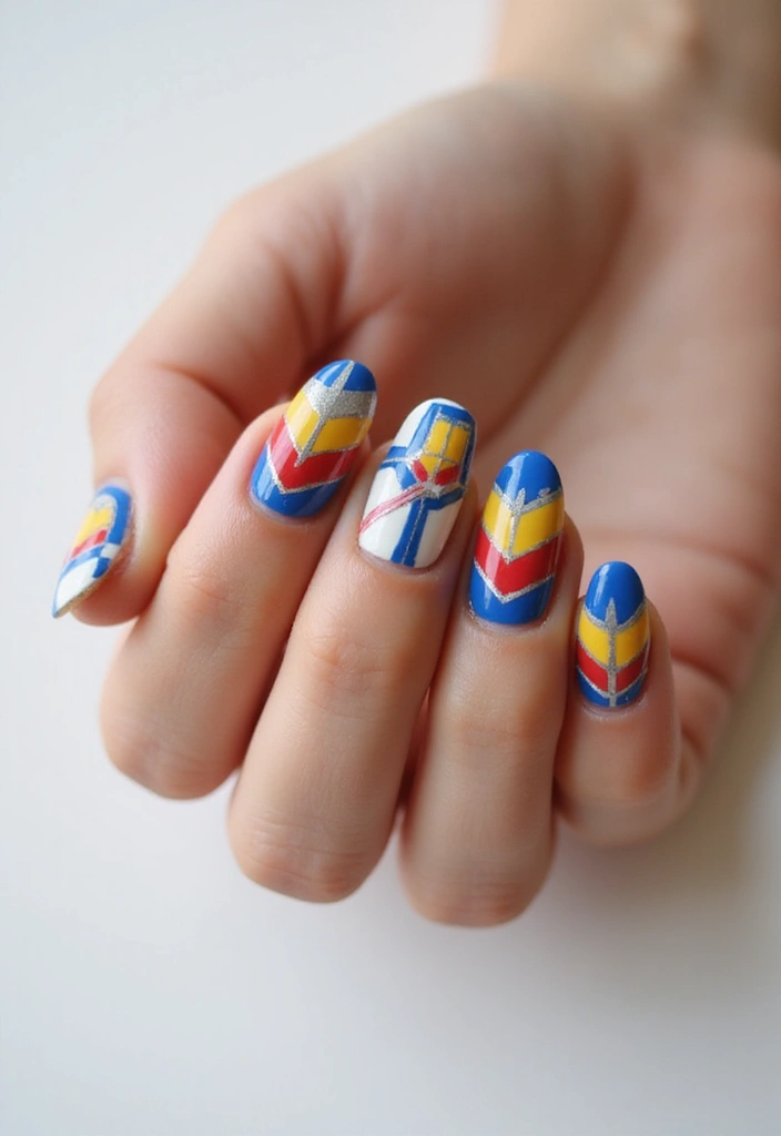 40 Nail Shape Ideas for Personalized Profiles - 16. Geometric