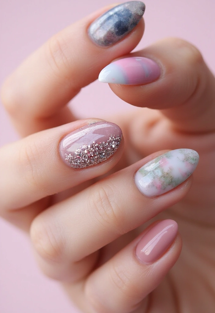 40 Nail Shape Ideas for Personalized Profiles - 17. Textured
