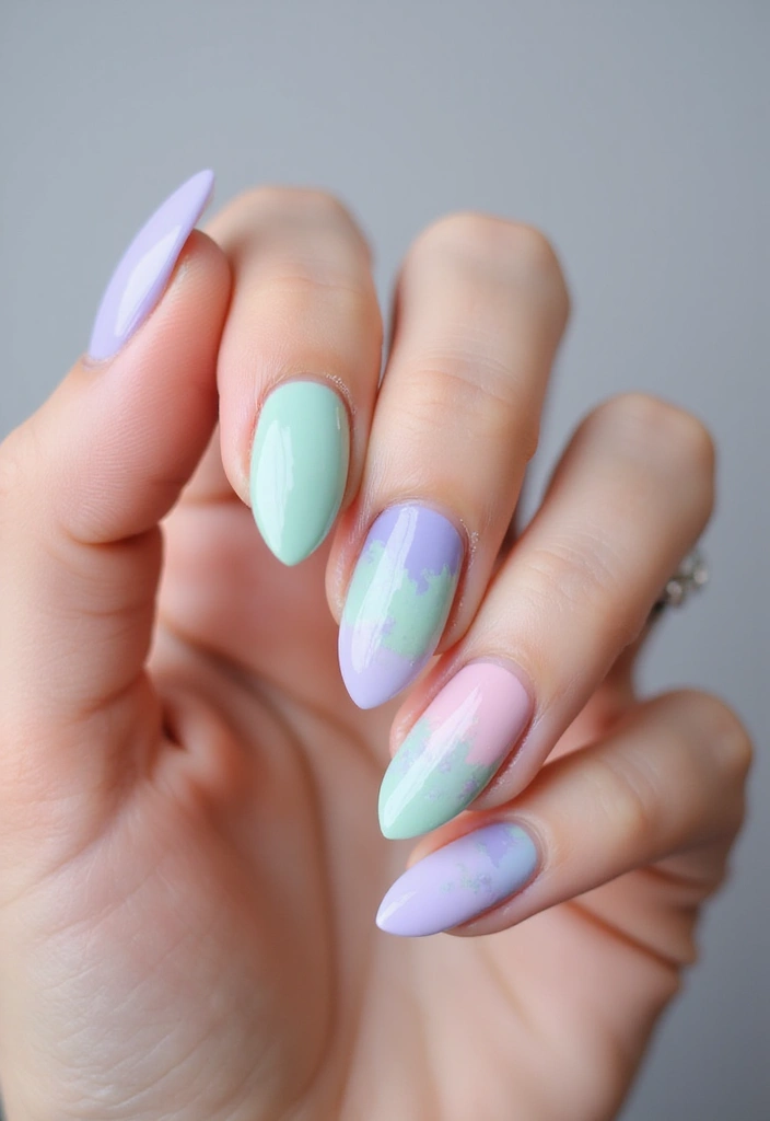 40 Nail Shape Ideas for Personalized Profiles - 27. Watercolor