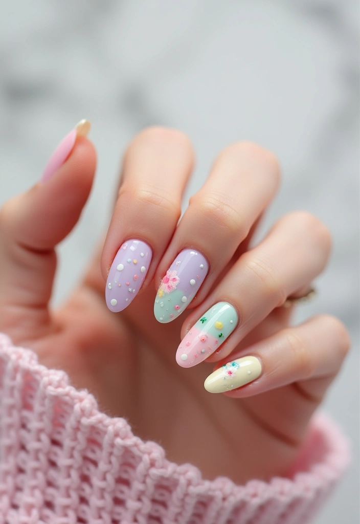 40 Nail Shape Ideas for Personalized Profiles - 30. Pastel Shades
