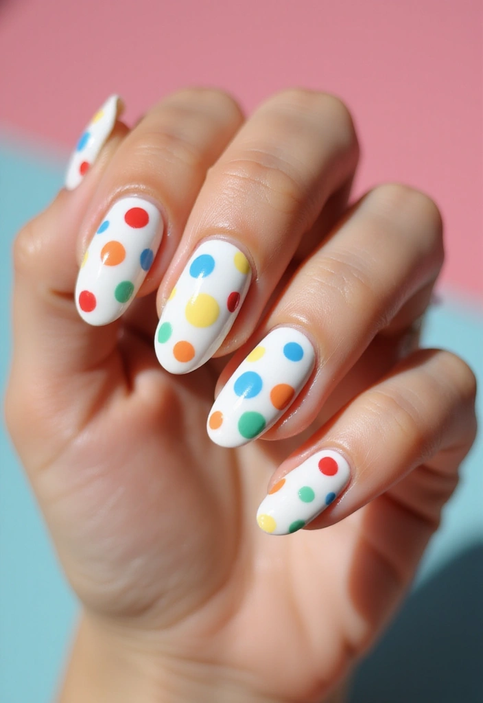 40 Nail Shape Ideas for Personalized Profiles - 39. Polka Dots