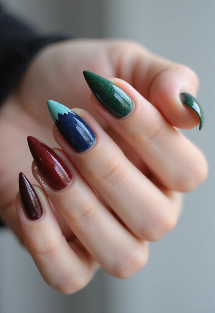 40 Nail Shape Ideas for Personalized Profiles - 9. Mountain Peak