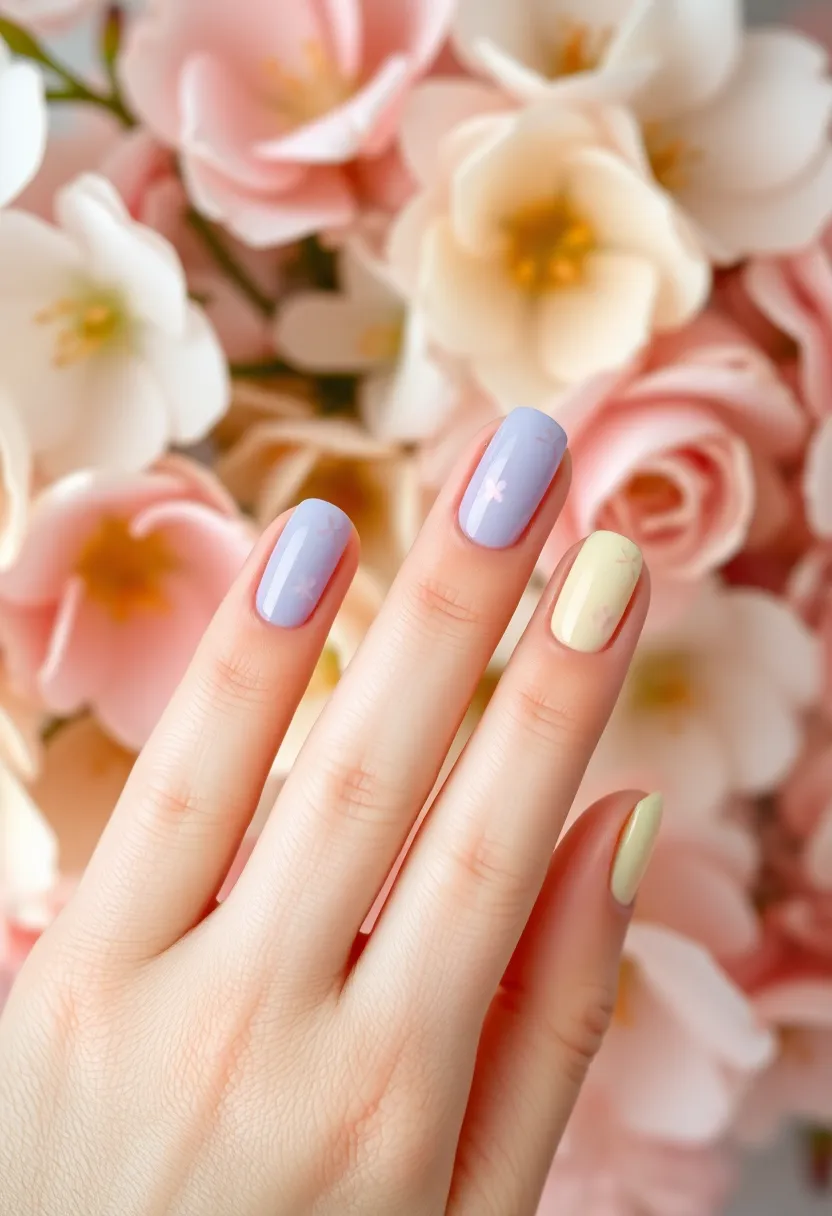 40 Popular Nail Shape Ideas for Every Preference and Personality - 34. Pastel Dream