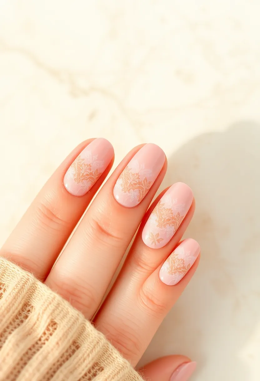 40 Simple Nail Ideas for Effortless Everyday Wear That Slays - 13. Delicate Lace Designs