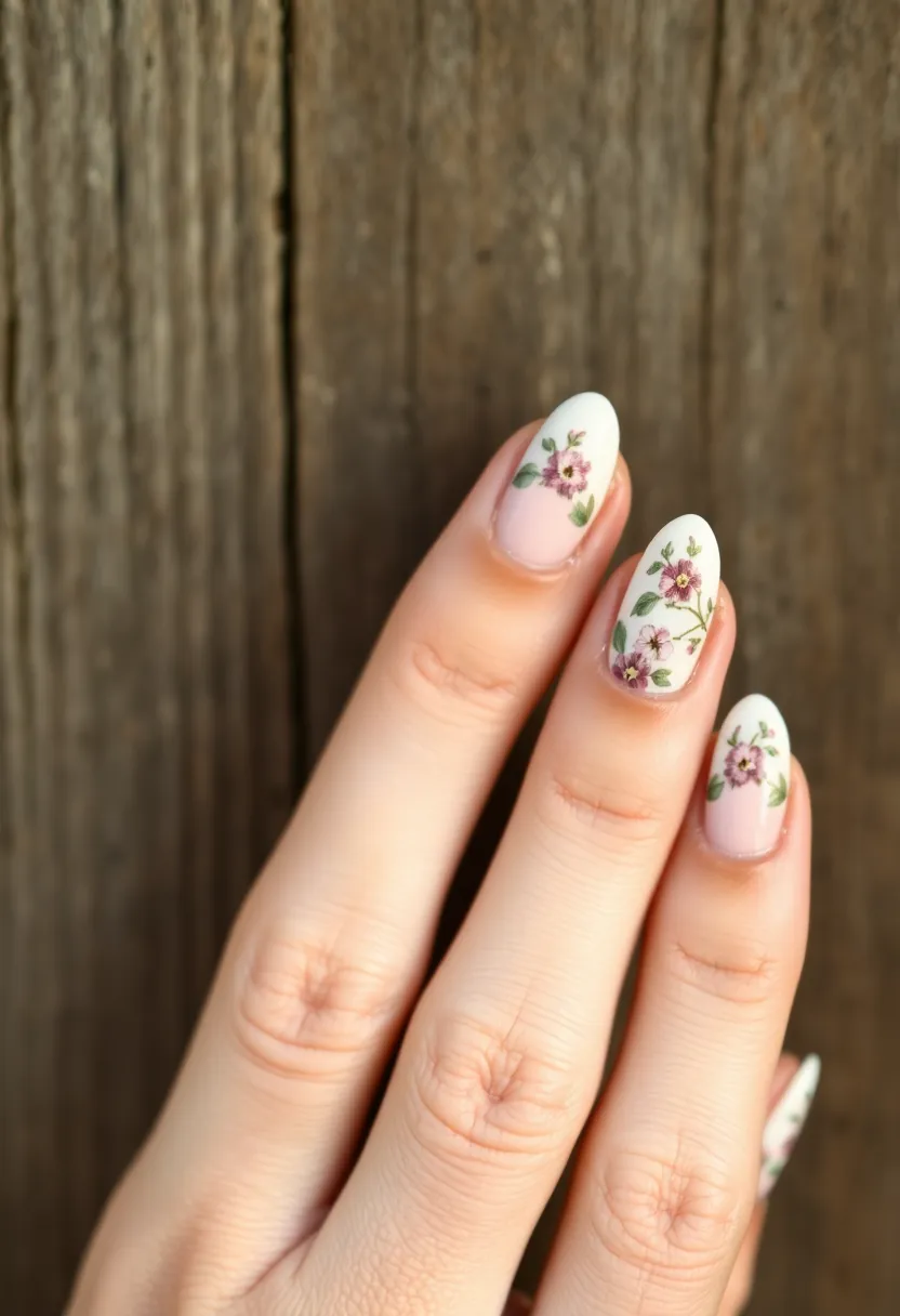 40 Simple Nail Ideas for Effortless Everyday Wear That Slays - 23. Vintage Chic