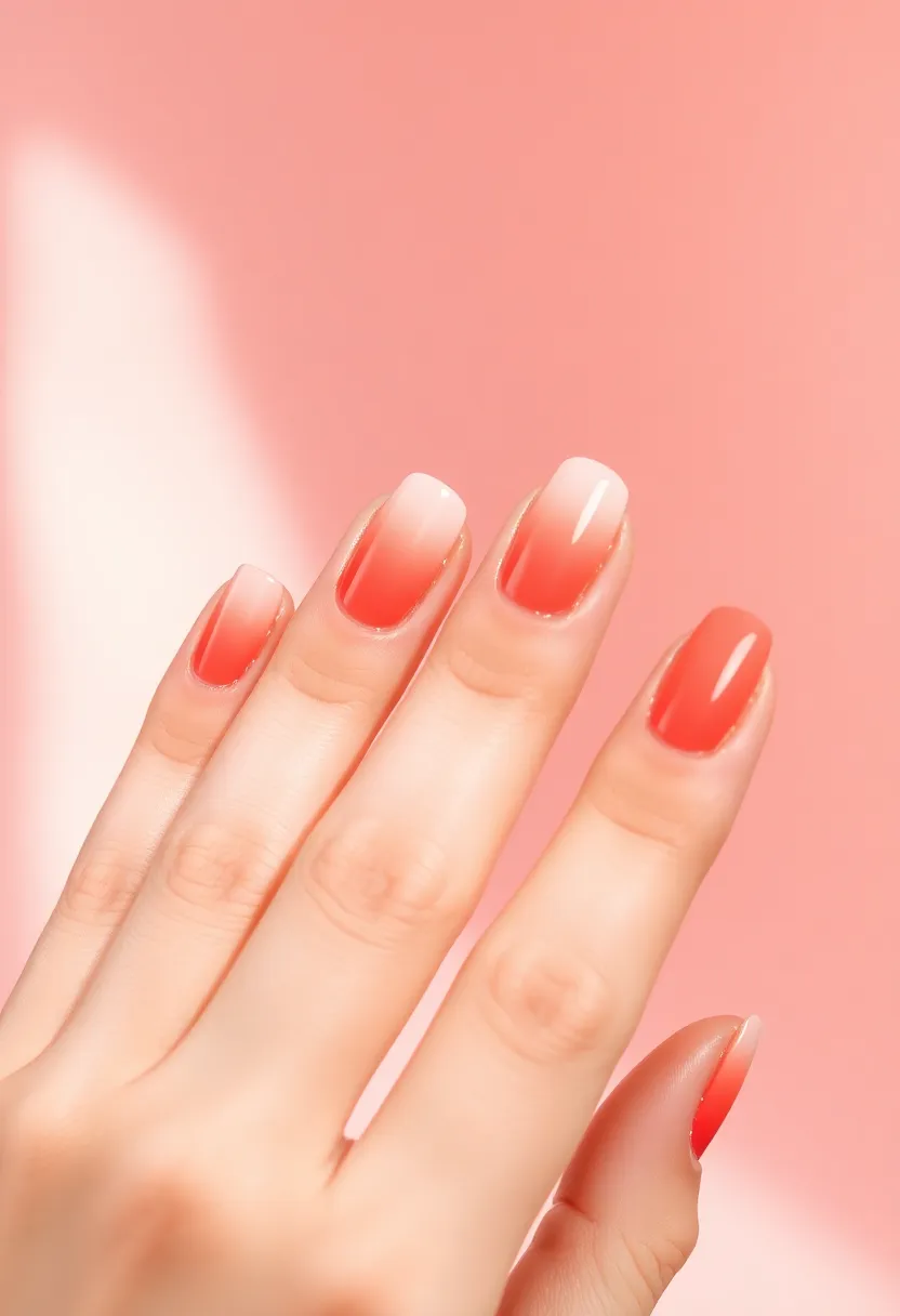 40 Simple Nail Ideas for Effortless Everyday Wear That Slays - 38. Warm Gradient Ombre