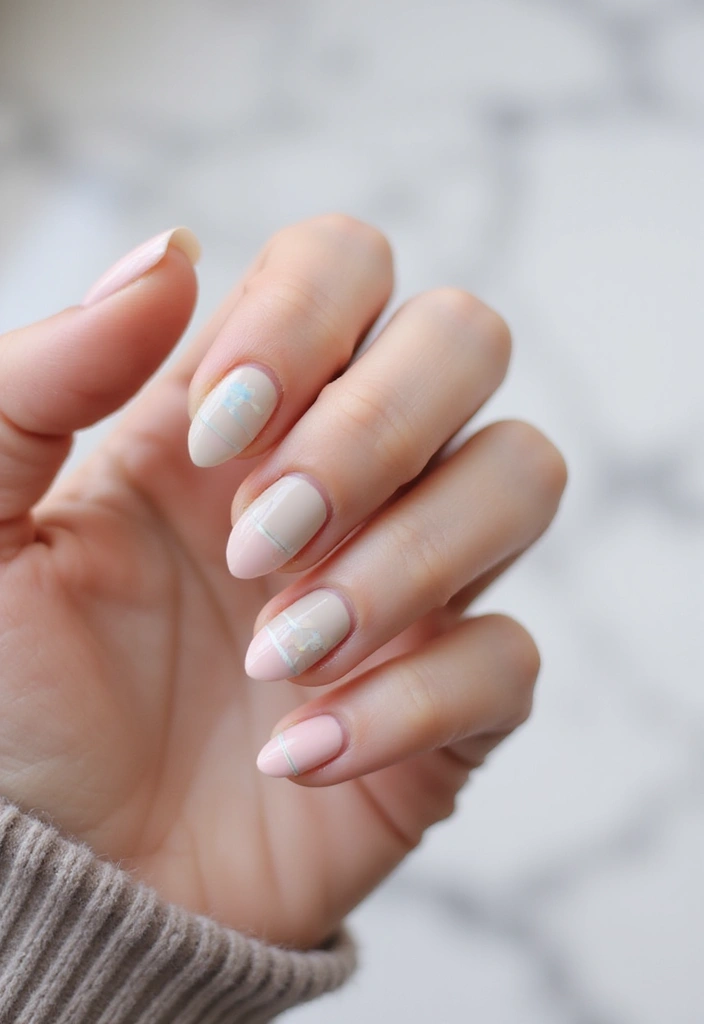 40 Simple Nail Ideas for Effortless Everyday Wear That Slays - 4. Minimalist Lines