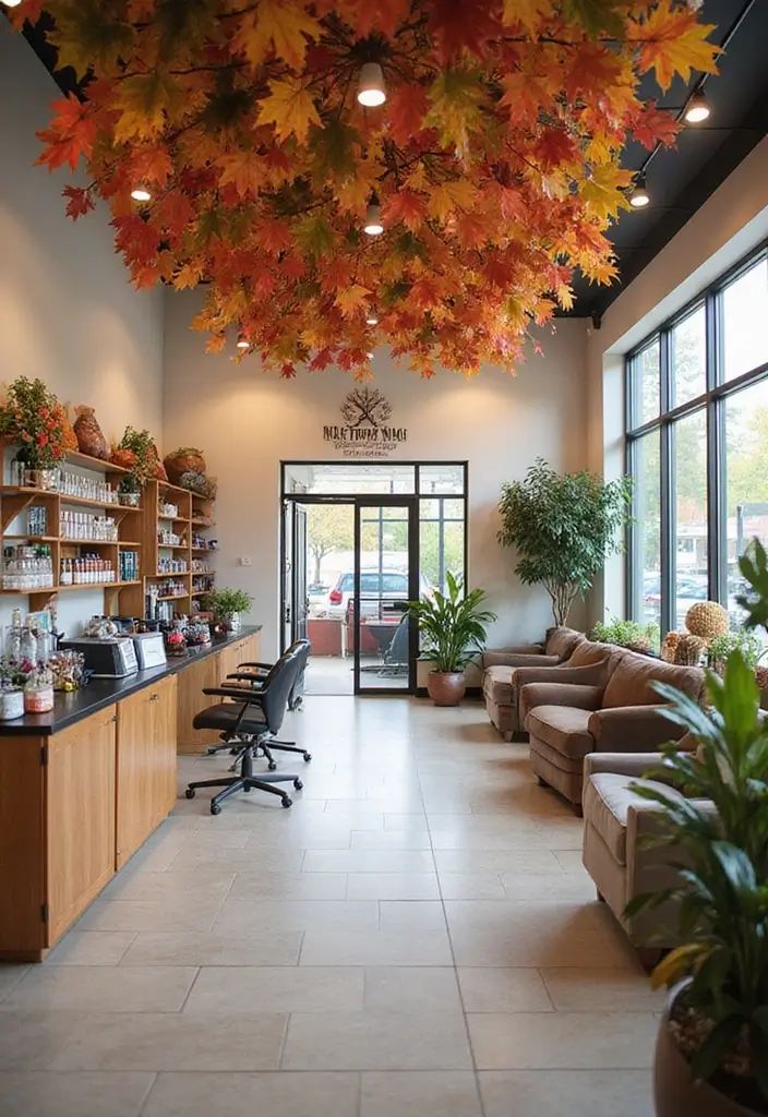 40 Stylish Nail Salon Decor Ideas for Inviting - 14. Seasonal Decor Changes