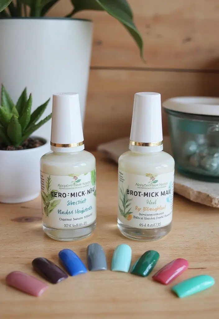 40 Stylish Nail Salon Decor Ideas for Inviting - 17. Eco-Friendly Nail Products