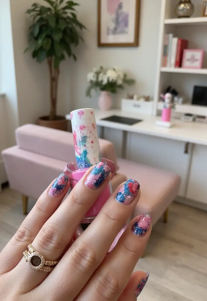 40 Stylish Nail Salon Decor Ideas for Inviting - 19. Functional Art Pieces