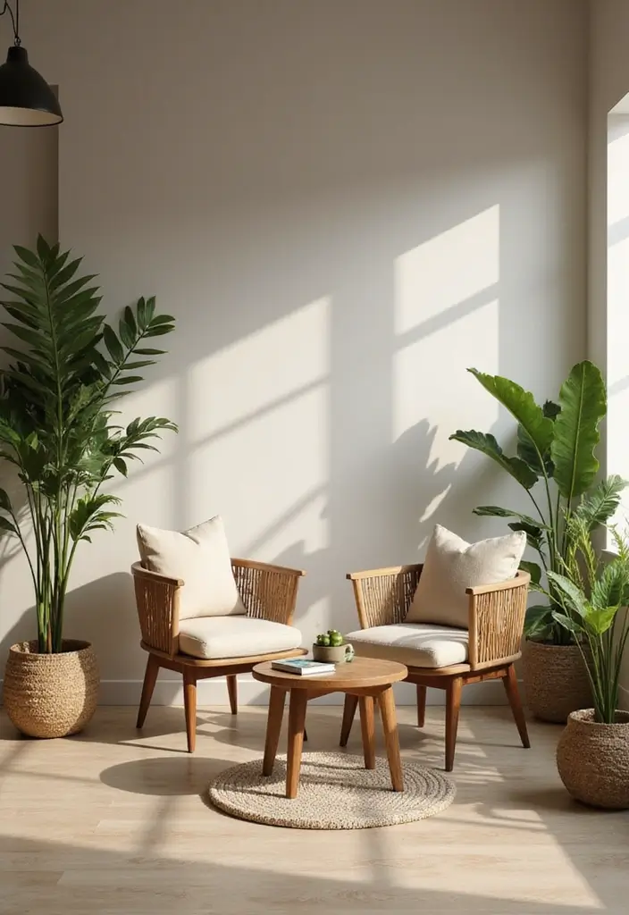 40 Stylish Nail Salon Decor Ideas for Inviting - 3. Eco-Friendly Furniture