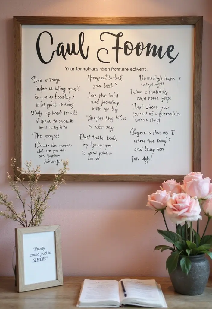 40 Stylish Nail Salon Decor Ideas for Inviting - 38. Engaging Client Feedback Boards