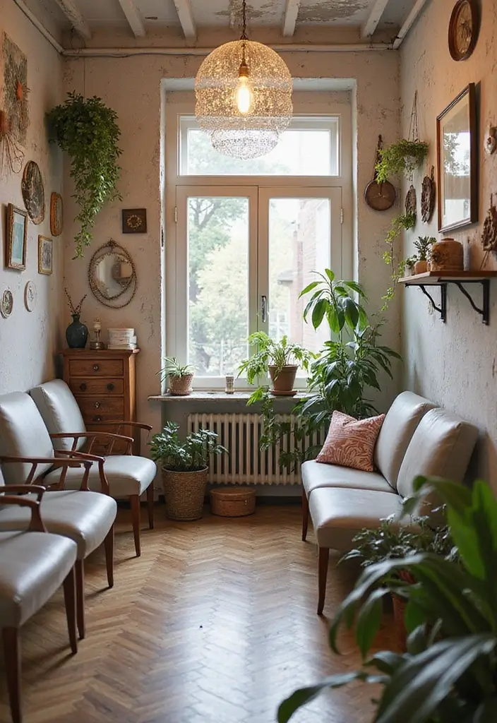 40 Stylish Nail Salon Decor Ideas for Inviting - 5. Upcycled Decor