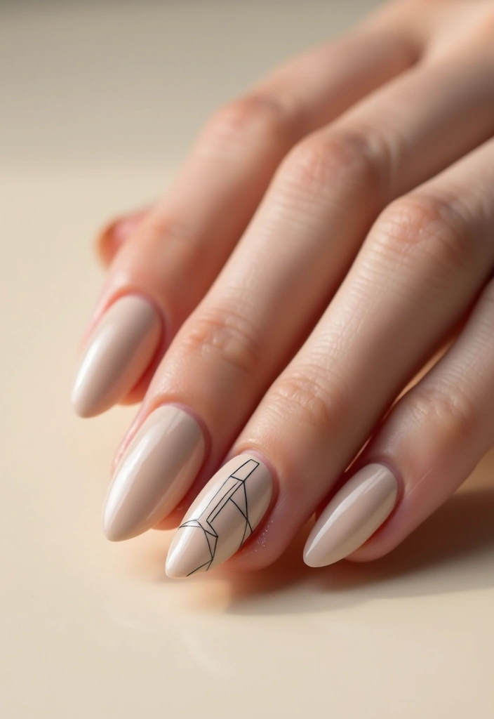 45 Artistic Nail Design Ideas for Every Season's Ultimate Vibe - 10. Minimalist Chic