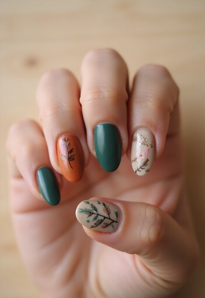 45 Artistic Nail Design Ideas for Every Season's Ultimate Vibe - 27. Boho Vibes
