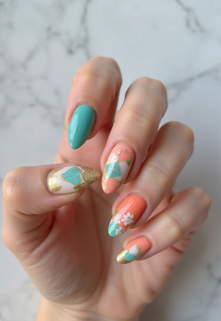 45 Artistic Nail Design Ideas for Every Season's Ultimate Vibe - 44. Creative Layering