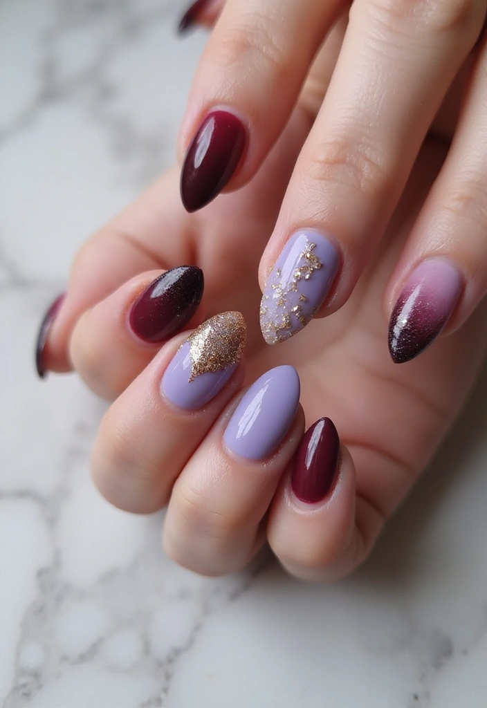 45 Diverse Nail Style Ideas for Every Personality and Passion - 19. Layered Colors