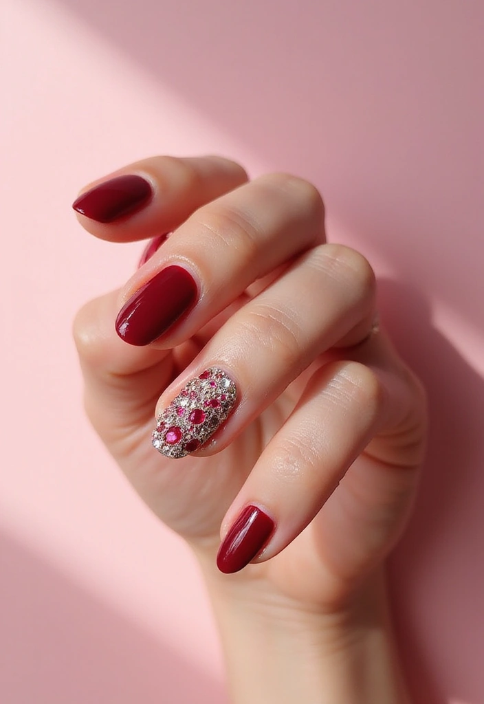 45 Diverse Nail Style Ideas for Every Personality and Passion - 34. Rhinestone Accents
