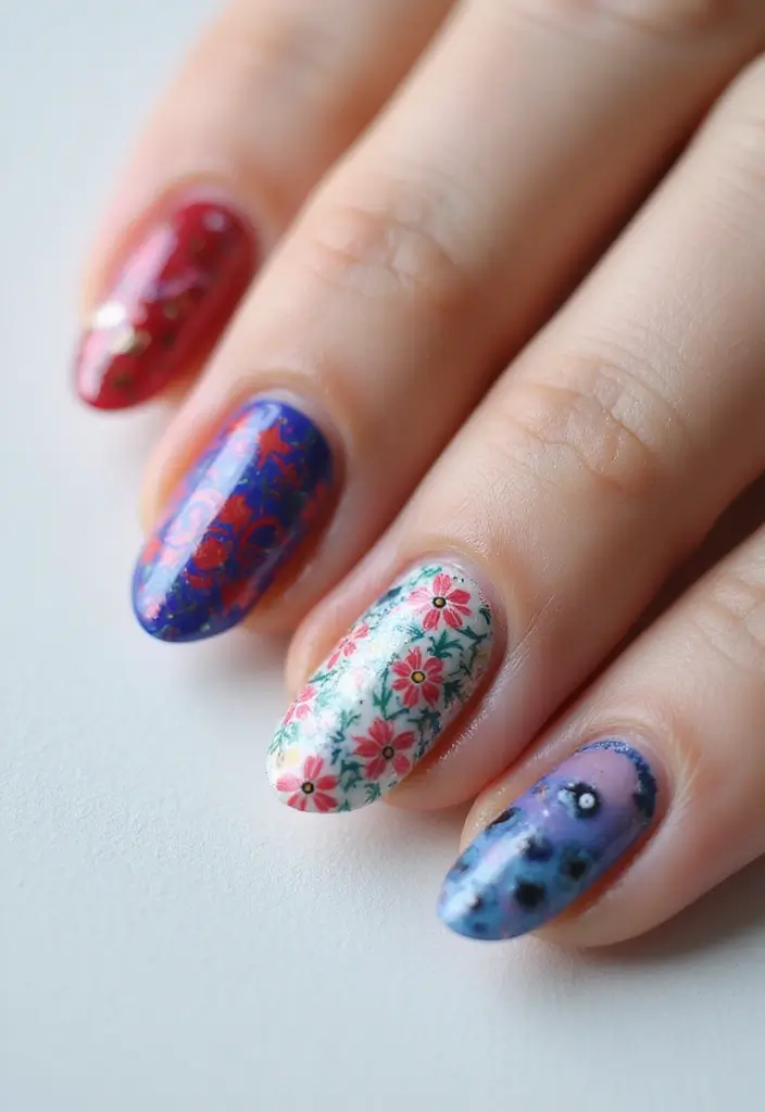 45 Emerging Nail Trends 2025 for Forward - 19. Nail Stamping Art