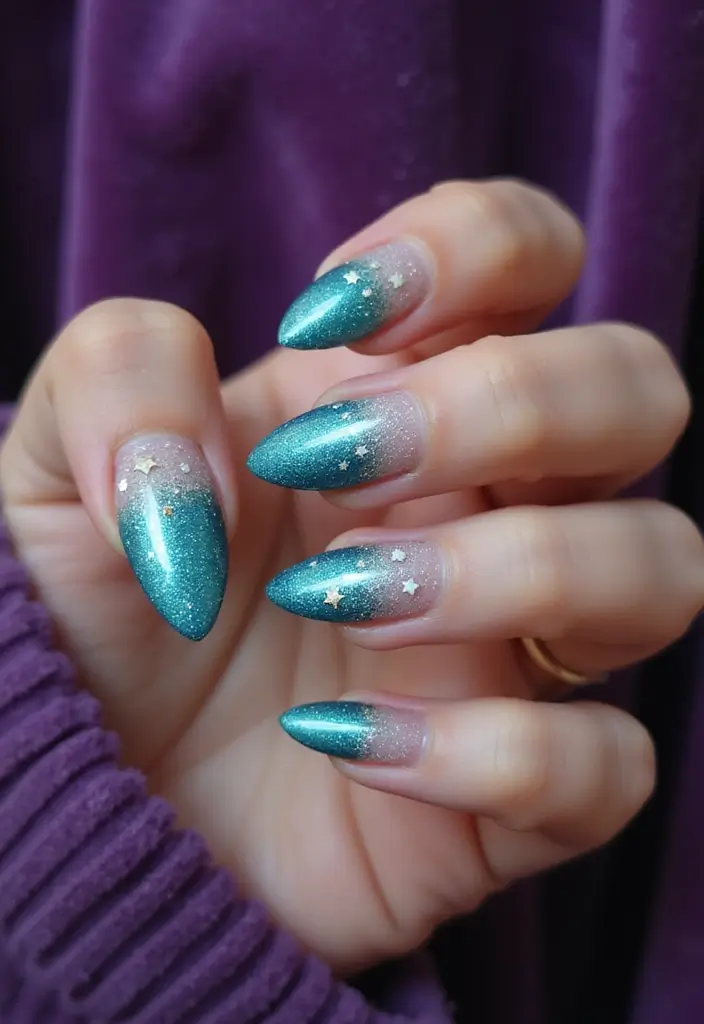 45 Emerging Nail Trends 2025 for Forward - 22. Glitter and Glam