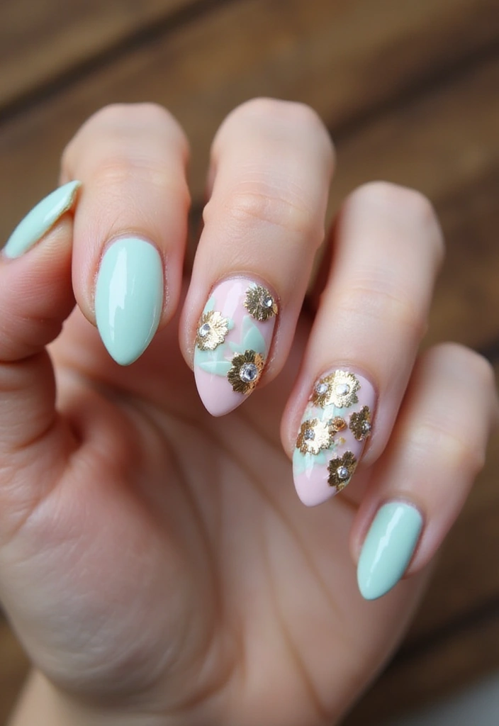 45 Emerging Nail Trends 2025 for Forward - 5. Recycled Nail Art Techniques