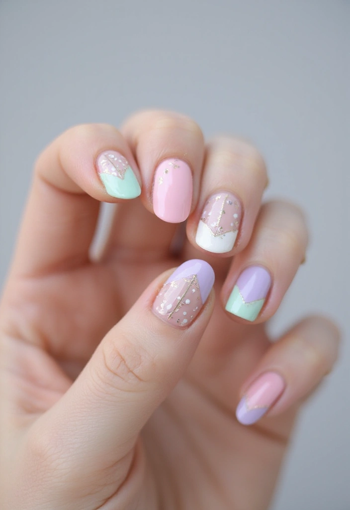45 French Tip Nail Ideas for Classic Twists with Modern Magic - 16. Dots and Lines