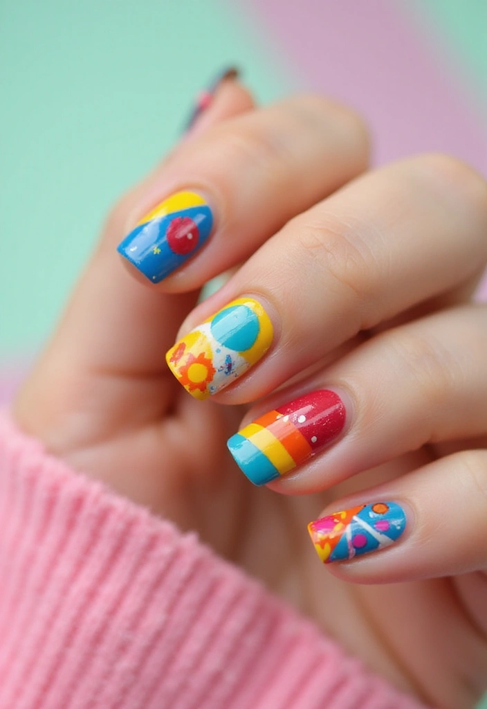 45 Fresh Nail Design Ideas for Trendy Eco-Conscious Consumers - 11. Retro Revival