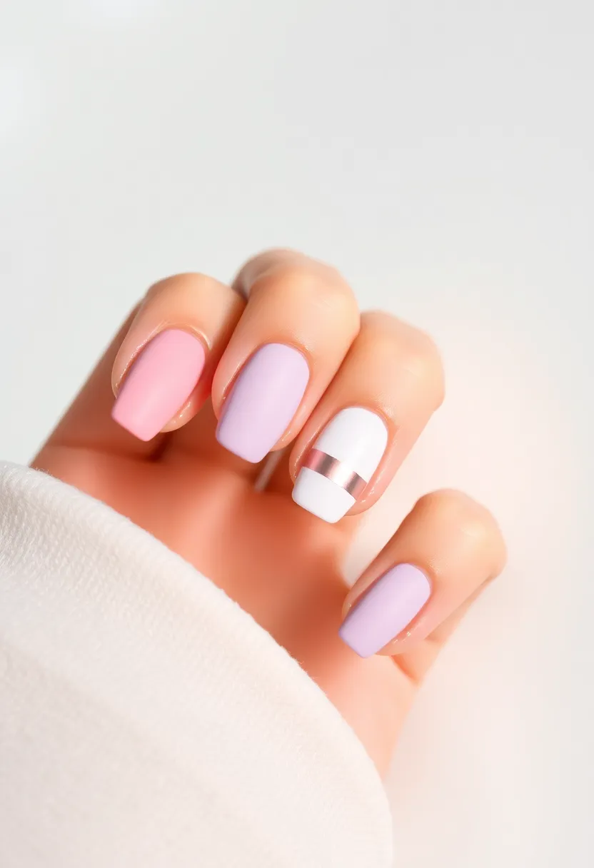 45 Fresh Nail Design Ideas for Trendy Eco-Conscious Consumers - 30. Textured Matte