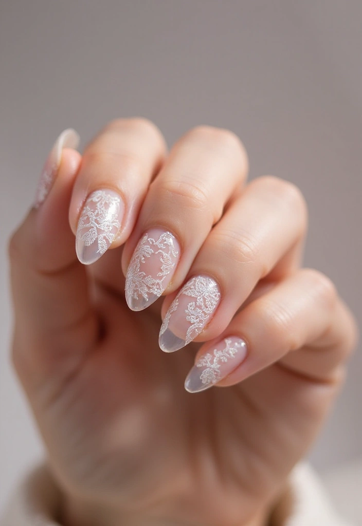45 Futuristic Nail Art Design Ideas for 2025's Boundary-Breaking Beauty - 11. Transparent Nail Art