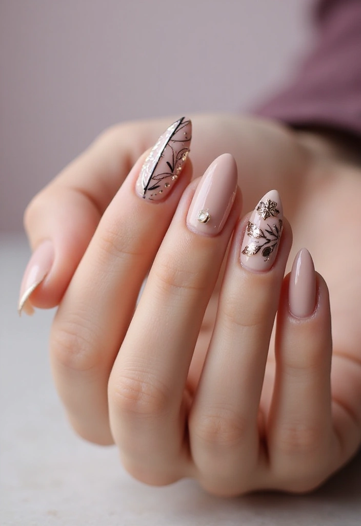 45 Futuristic Nail Art Design Ideas for 2025's Boundary-Breaking Beauty - 13. Statement Tips