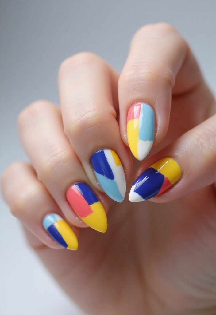 45 Futuristic Nail Art Design Ideas for 2025's Boundary-Breaking Beauty - 24. Negative Space Designs