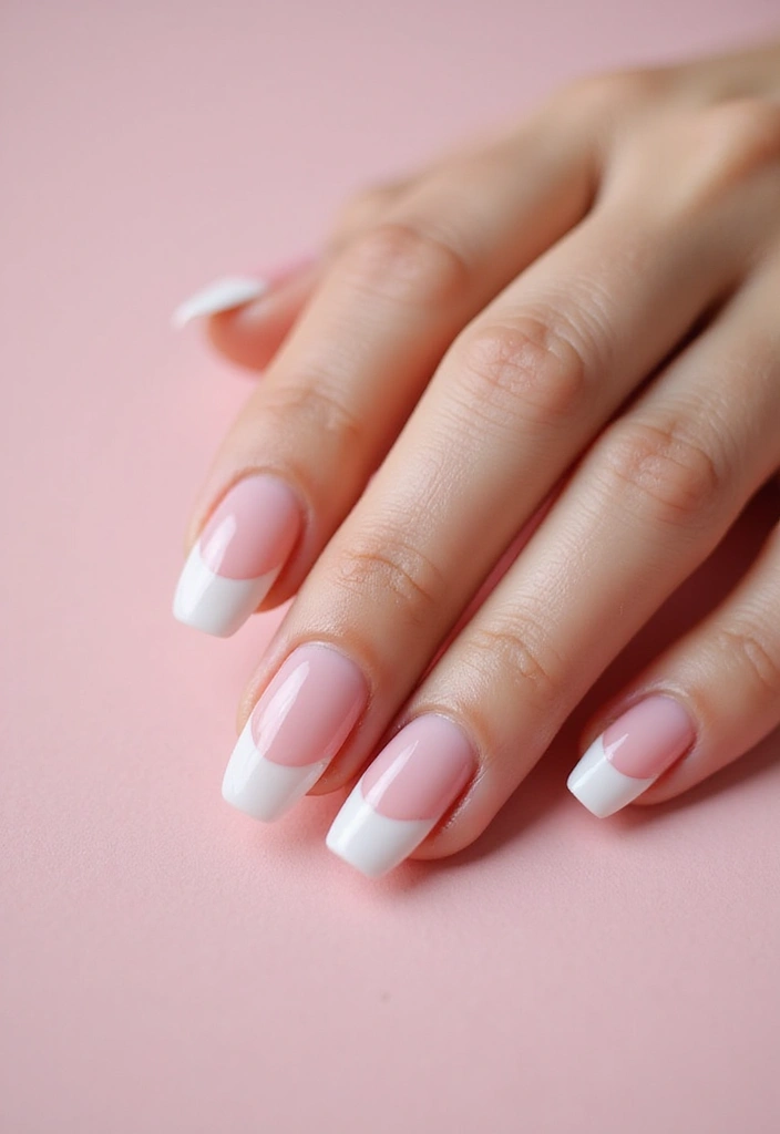 45 Futuristic Nail Art Design Ideas for 2025's Boundary-Breaking Beauty - 35. Gradient French Tips