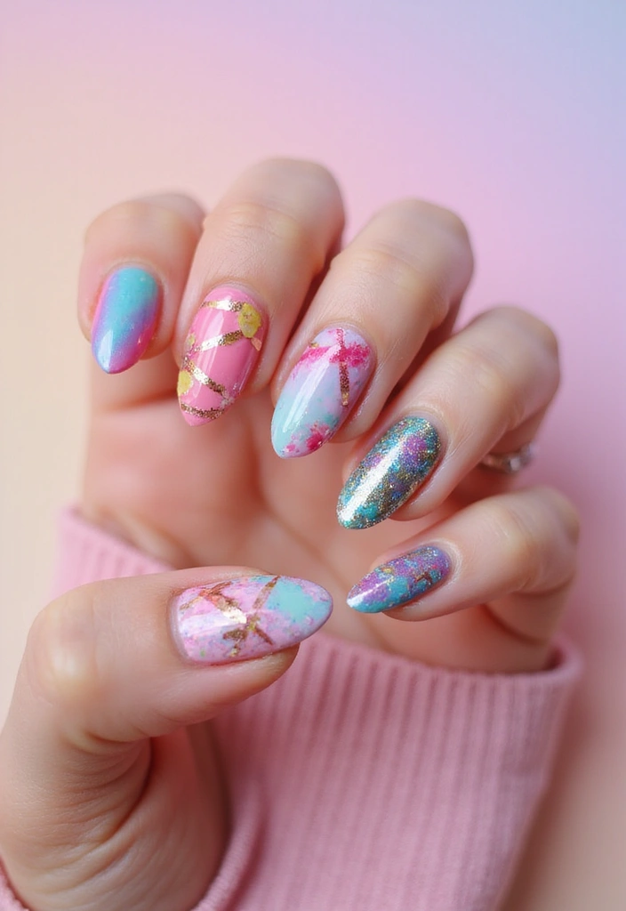 45 Iconic Nail Styles Revolutionizing 2025 Fashion - 29. Nail Art Collaborations