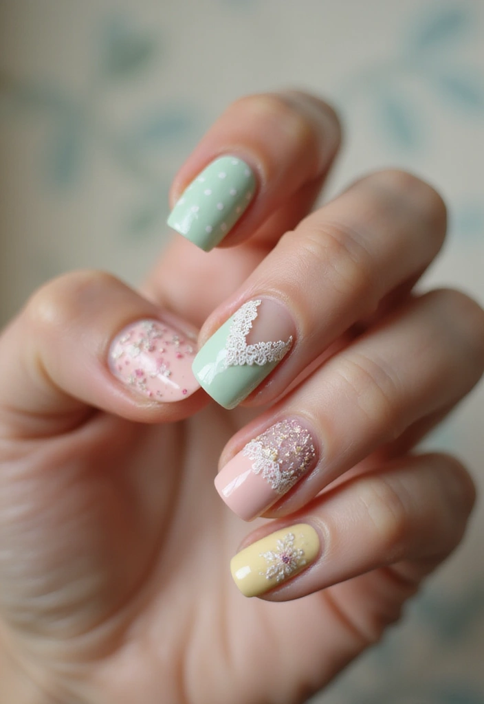 45 Iconic Nail Styles Revolutionizing 2025 Fashion - 32. Vintage-Inspired Nails