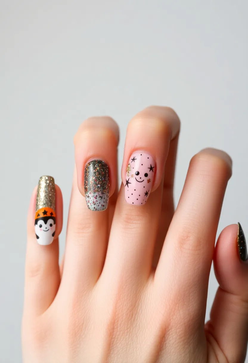 45 Iconic Nail Styles Revolutionizing 2025 Fashion - 45. Themed Nail Days